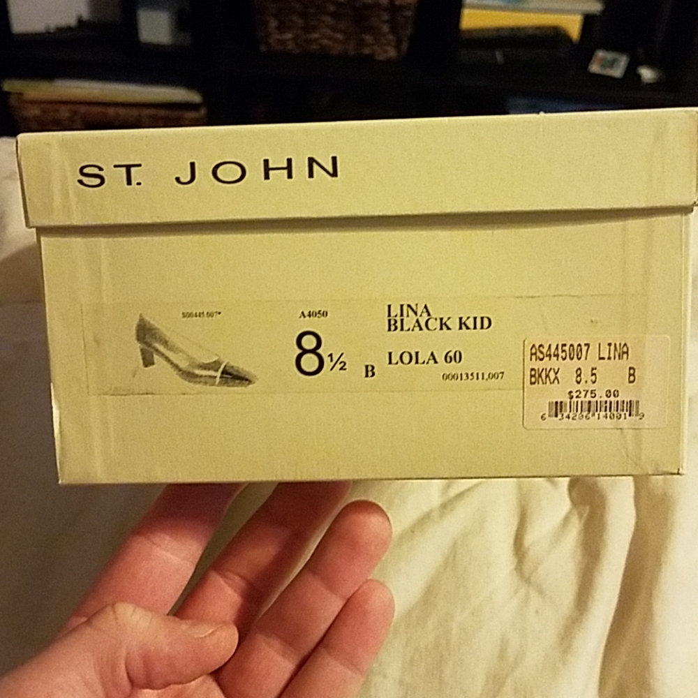 St John Linda Black Kid Lola 60